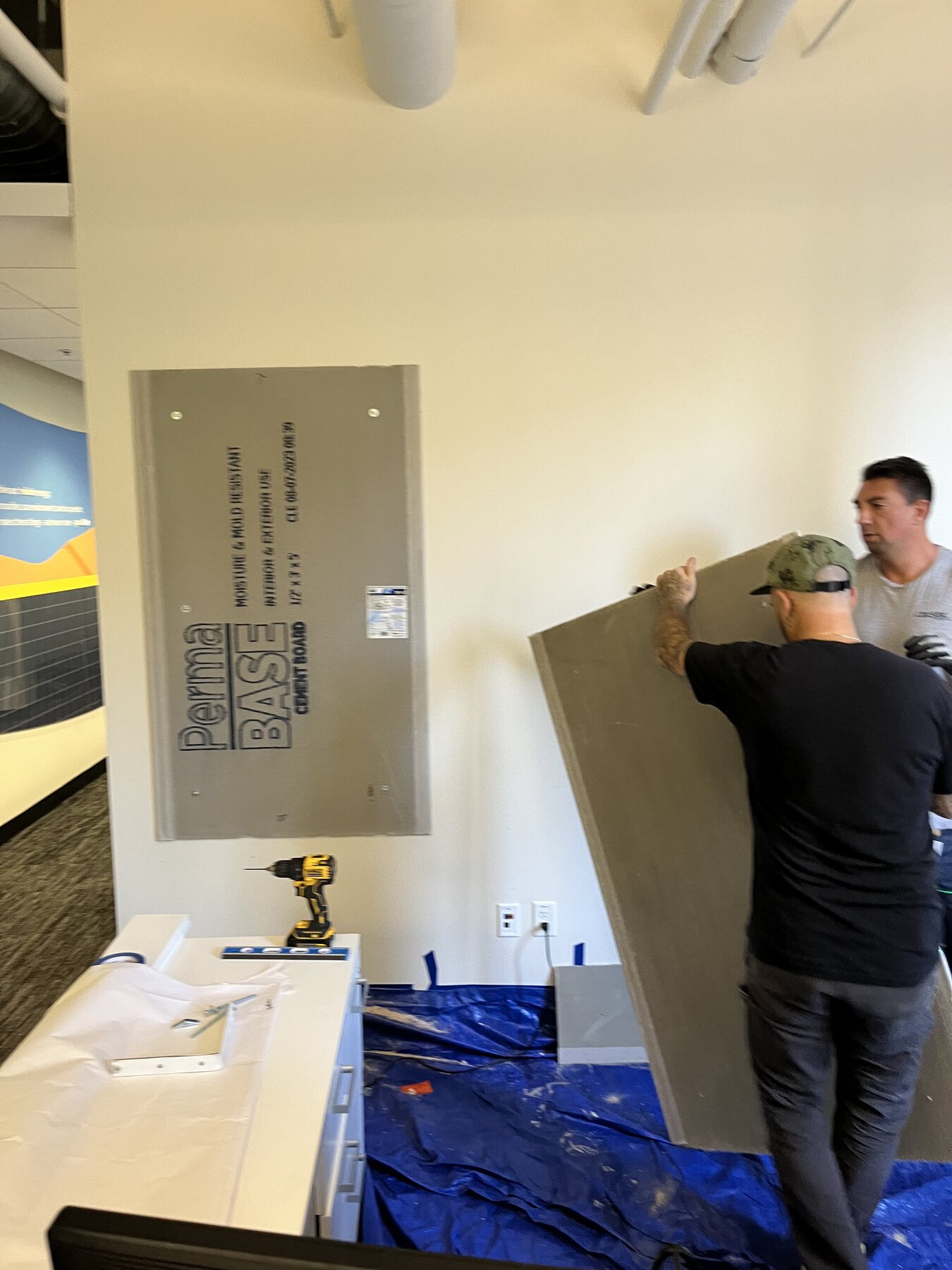 Completed environmental graphics project by Powell's Environmental Graphics