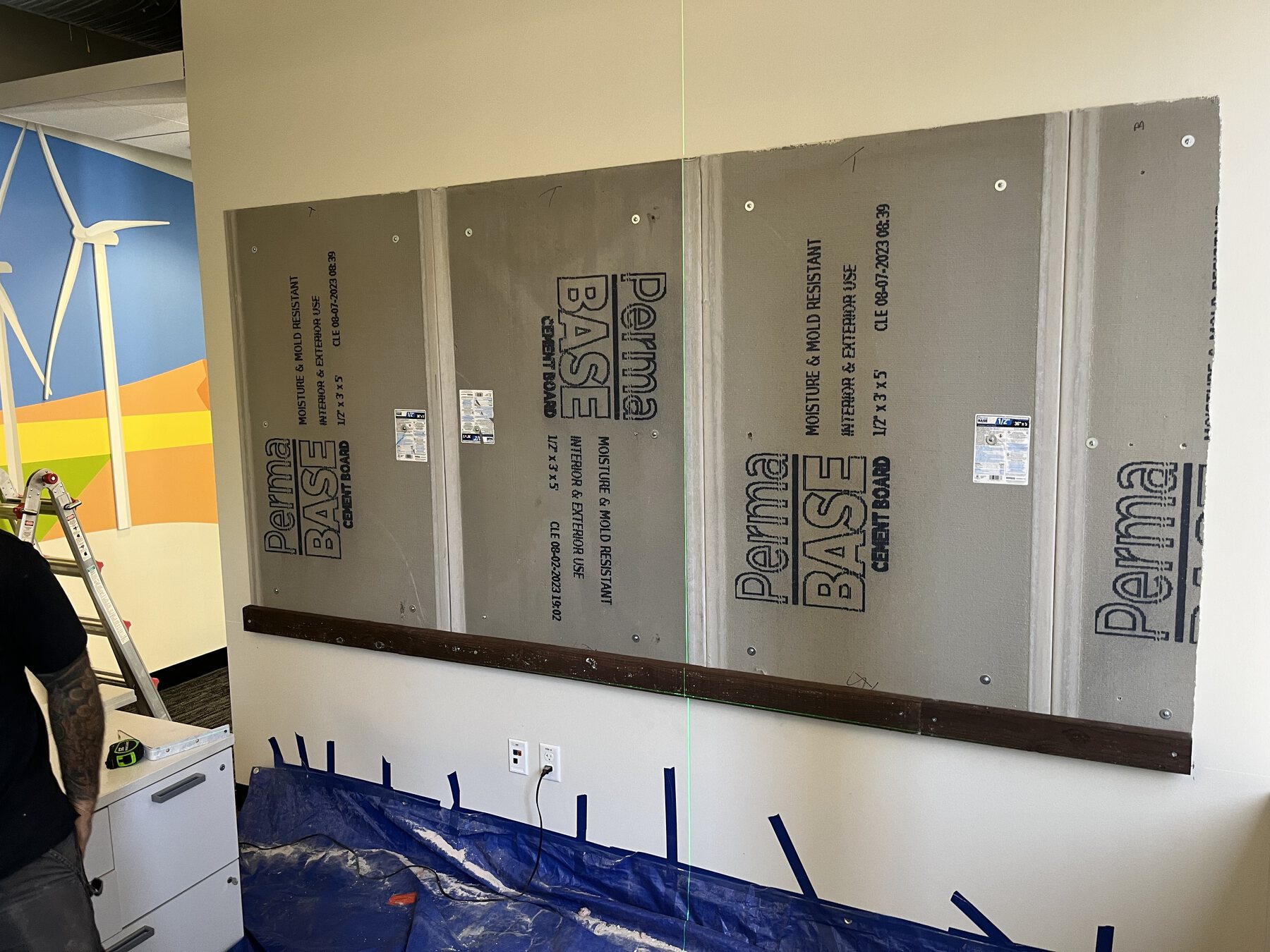 Completed environmental graphics project by Powell's Environmental Graphics